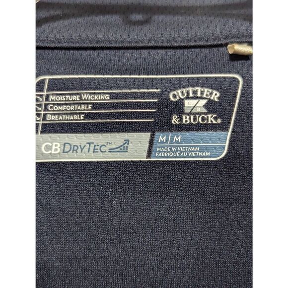 Cutter & Buck Navy Blue Women's Knit Football Hall of Fame Zip Front Jacket Size - Picture 2 of 9